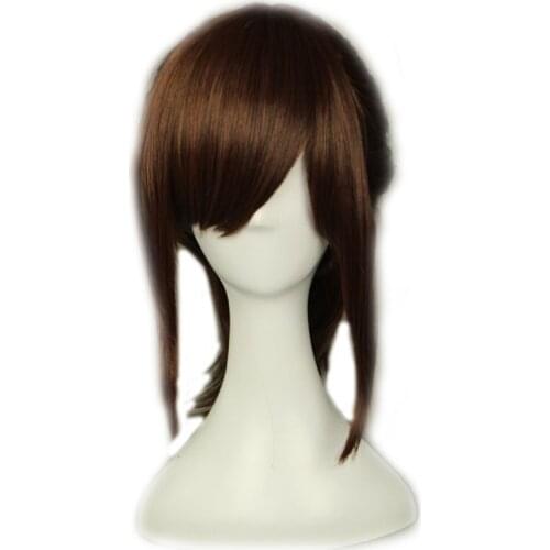 Sasha Braus Cosplay Wig Attack on Titan Brown Ponytail Heat-resistant Fiber Fake Hair Peluca Anime Role Play Costume Wigs
