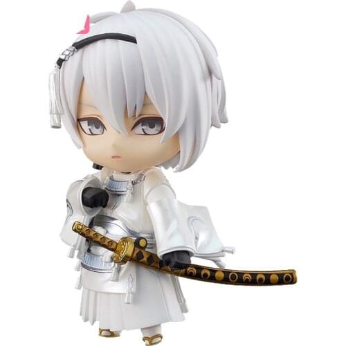 Pre-Sale Touken Online Ranbu Mikazuki Munechika Anime Figure Q Version White Clothes Kawaii Japanese Peripherals Collection Toy