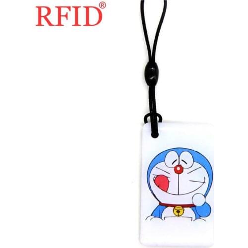 UID S50 1K 13.56Mhz Cartoon Waterproof Dropping Glue Keyfob Changeable IC RFID Card Duplicate Clone Badge Keychain Key Tags 1