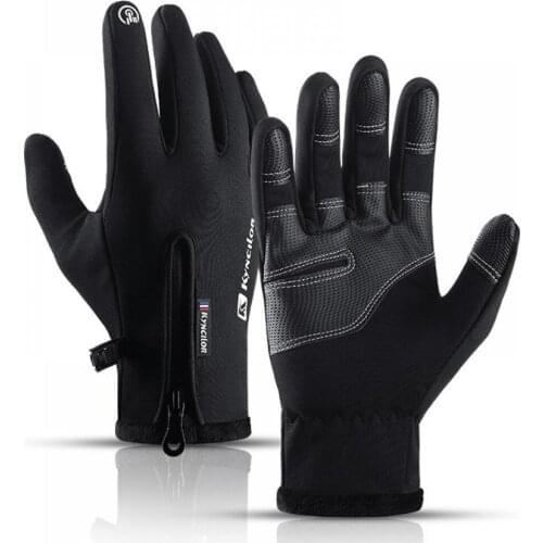 Winter Cycling Gloves Unisex Thermal Touchscreen Cycling Bicycle Motorcyclist Full Finger Waterproof Outdoor Riding Equipment
