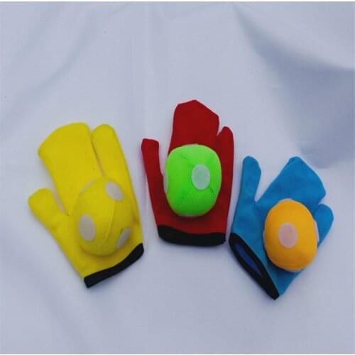 1 Set Kids Sucker Sticky Ball Toy Outdoor Sports Catch And Catch Parent-Child Interactive Outdoor Toys Ball Game Set Throw