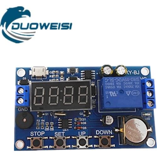 1 Timing Timer Relay Control Module Real Time Clock Synchronization/Multi-Time Delay Relay Switch