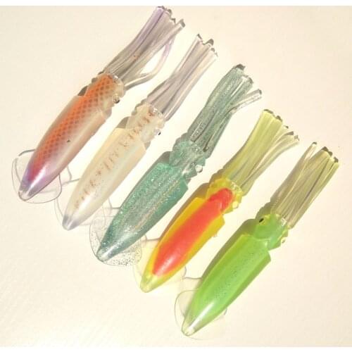 10pcs 18cm/42g Octopus soft fishing lure Game Fishing lure Trolling fishing lure Big Game Marlin Tuna Pakula game fishing lure