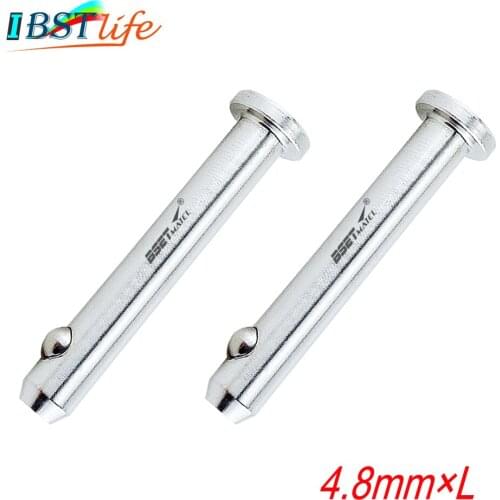 2PCS 4.8mm Stainless Steel Dowel Pin Flat Head Cylindrical Pin Positioning Pins Quick Release Ball Pin Retainer Farm Lawn Garden