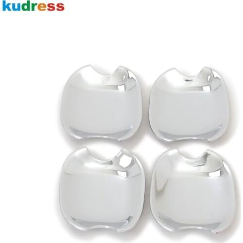 For Toyota Camry 2007 2008 2009 2010 2011 Highlander 2008-2012 Chrome Side Door Handel Cup Bowl Cover Trim Car Accessories 4pcs