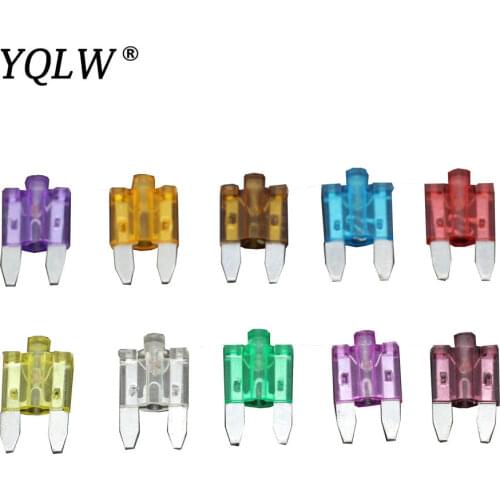 Small-siza lighting car fuse 5~40A,with bulb Xenon fuse Automobil fuse Small Size Auto fuse inserts car insurance tablets