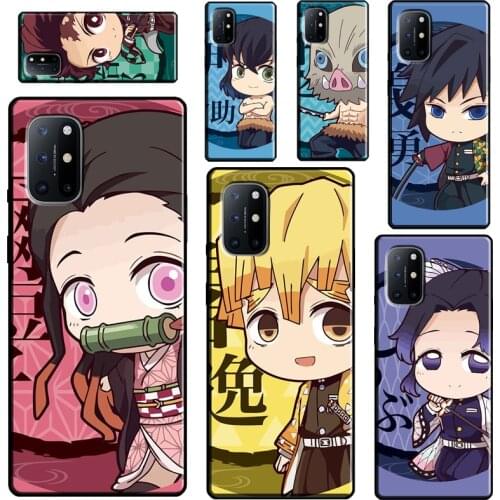 Demon Slayer Zenitsu Kanawo Case For Realme 6 7 8 Pro GT Neo C21 C11 C3 Q3 Pro Soft Cover For OnePlus 8T 7T 9R 8 9 Pro