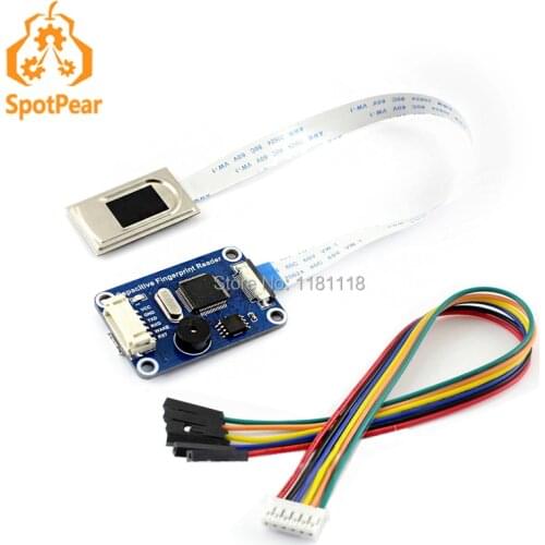 Capacitive Fingerprint Reader,commercial fingerprinting algorithm,semiconductor sensor,for Raspberry Pi/Arduino/STM32