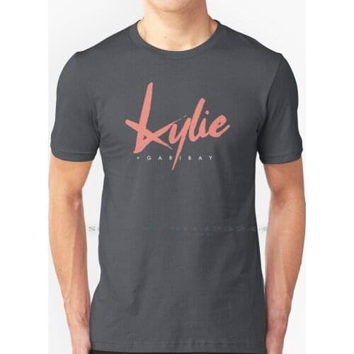 Kylie Garibay Logo T Shirt 100% Pure Cotton Kylie Minogue Garibay