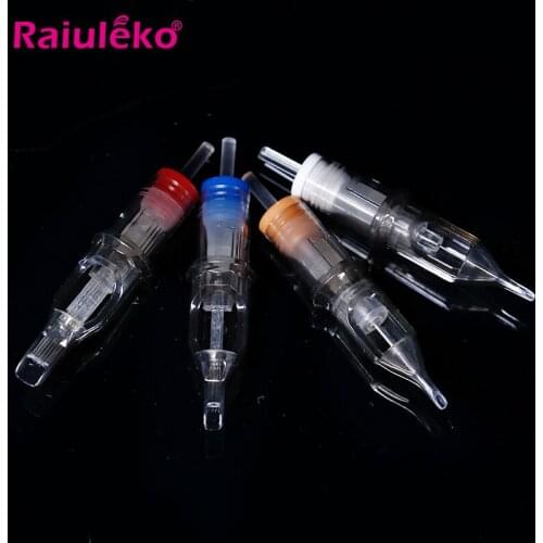 10PCS Cartridge Tattoo Needles RL RS RM M1 Disposable Sterilized Tattoo Needle for Cartridge Machines Grips Makeup Needles HOT