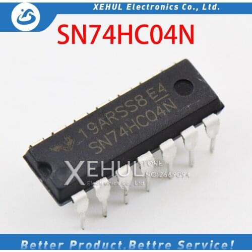 10pcs/lot New 74HC04 74HC04N SN74HC04N 74HC08N 74HC32N 74HC76 74HC73 74HC109 HEX INVERTERS DIP-14
