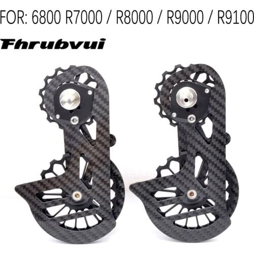 Bicycle carbon fiber ceramic rear derailleur17T pulley Guide Wheel for R5800 R6800 R7000 R8000 R9100 R9000
