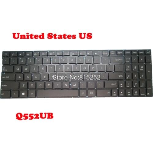 Laptop Keyboard For ASUS Q552 Q552UB N592 N592UB Black United States US Without Frame With Backlit