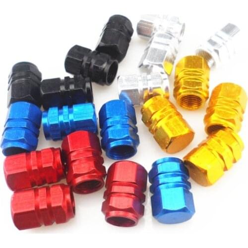 4pcs Automobile Aluminum Alloy Tire Wheel Valve Caps for Toyota Camry Corolla RAV4 Yaris Highlander/Land Cruiser/PRADO Vios