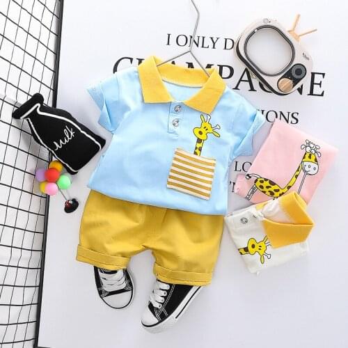 Hot Sale Baby Boy Clothes Brand Summer Kids Clothes Sets T-shirt+Pants Suit Star Printed Clothes Newborn Sport Suits