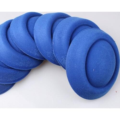 Royal Blue Or 20 Colors 16 CM Fascinator DIY Millinery Hair Accessory Pillbox Fascinator Bases Mini Top Hat For Occasion MYQH020