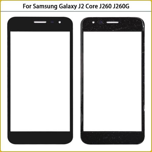 For Samsung Galaxy J2 Core J260 J260G J260SM J260G J260F Touch Screen Front Glass Panel LCD Outer Front Glass Lens Replace