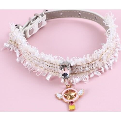 Cat Collar Fashion Adjustable Callar for Cat Dog Kitten Puppy Harness Rabbit Leash Coleira Cachorro Perros De Gato Accessories