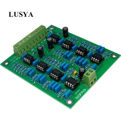 Preamp NE5532 Op Can Adjust/Customized Three-Frequency Divider Crossover Treble Midrange Bass Output T0435