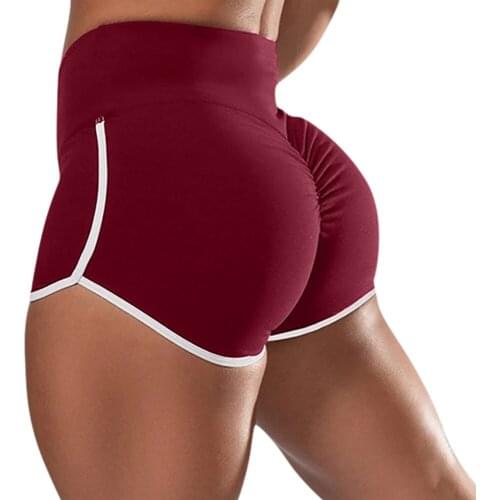High Waist Yoga Short Seamless Gym Shorts Fitness Scrunch Butt Yoga Shorts Pink Short Workout Legging Yoga Short Workout Gym