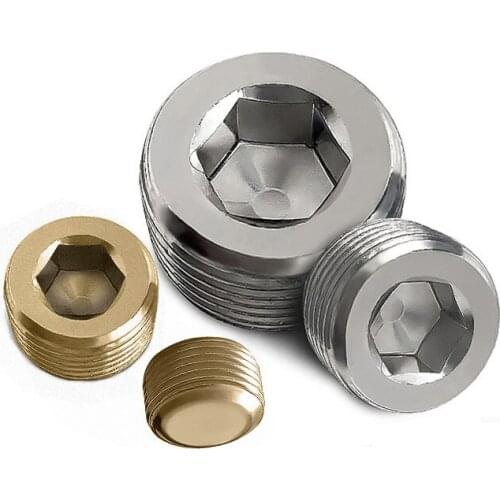 ZKCM Pneumatic Component Plug External Thread Hexagonal Plug PT 1/2 1/4 3/4 1/8 3/8 Pneumatic Component Pneumatic Tools