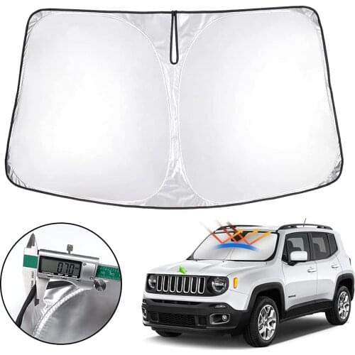Windshield Sunshade Car Sun Visor Window Foldable Sun Shade For Jeep Renegade 2015 2016 2017 2018 2019 2020 2021 Car Accessories