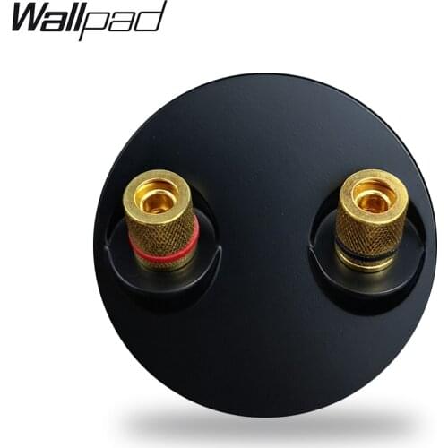 L6 Wallpad 5 Colors Audio Speaker Phono 2 Pin Socket Module Outlet Wiring Panel DIY Free Combination