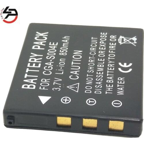 Laipuduo 850mah Replacement Camera Battery CGA-S004E CGA S004E S004 for Panasonic DMW-BCB7/1B DMC-FX2 DMC-FX7 FX2 FX7