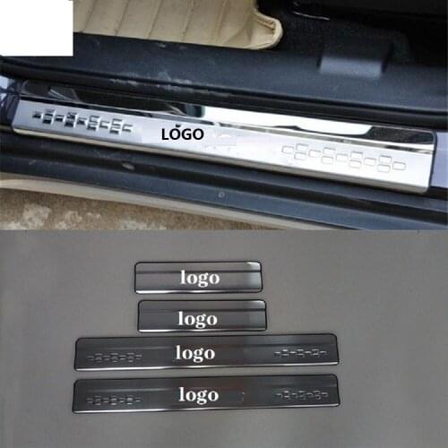 For Suzuki SX4 S-Cross S Cross 2014 2015 Stainless Door Sills Kick Plate Guard Pedal Protector Car Styling Accessories