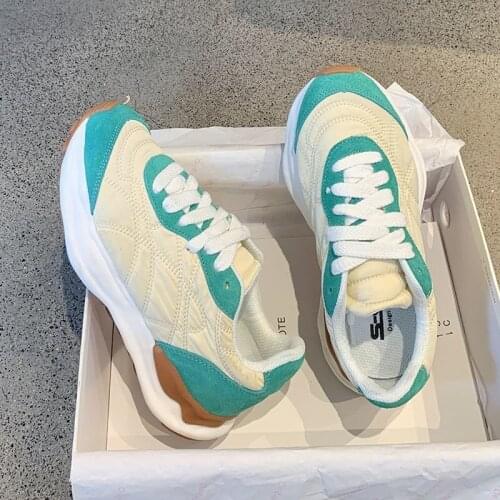 Womens Harajuku Style 2021 New Spring/Autumn Summer Clunky Casual Sports Ins Trendy Sneakers Women