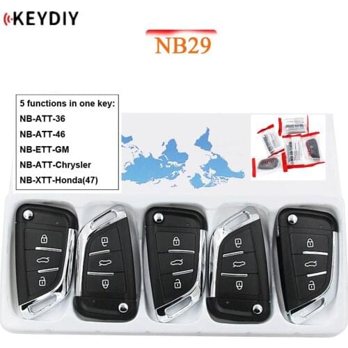 25Pcs/Lot Multi-functional Universal Remote Key NB29 for KD900 KD900+ URG200 KD-X2