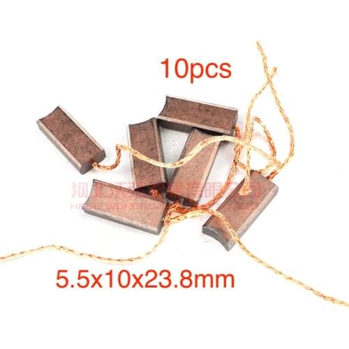 5.5x10x23.8mm for Yutong/Kinglong generator carbon brush 3141/172R series 140A