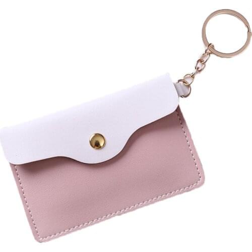 50PCS / LOT Women Purse Young Girl Mini Lovely Wallet Keychain Card Bag Coin Storage Bag