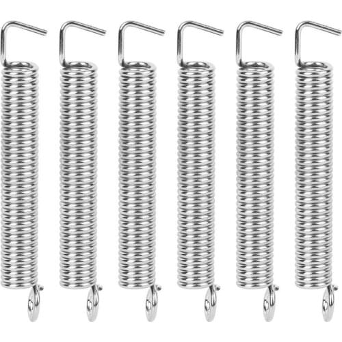6Pcs Tremolo Tension Springs Guitar Retro Vibrato Pull String for Fender Stratocaster ST