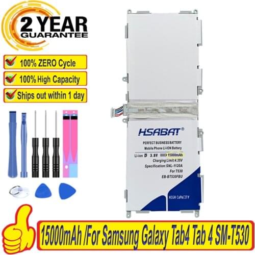 Top Brand 100% New 13500mAh Battery for Samsung Galaxy Tab4 Tab 4 SM-T530 T533 T535 T531 T535 T537 Batteries + free gfit