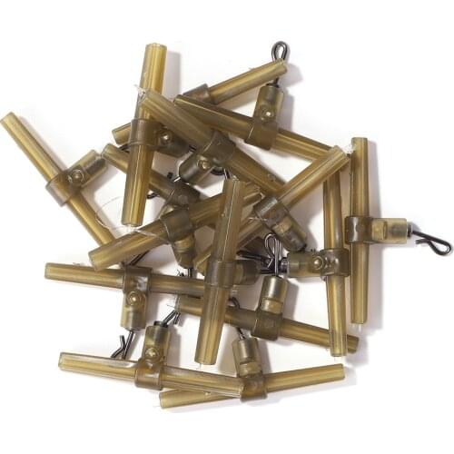 15pcs Carp Fishing Accessories Slide Beads Swivels for Carp Rig Hook Side Terminal Tackle Fishing Connector Tackles Accessories