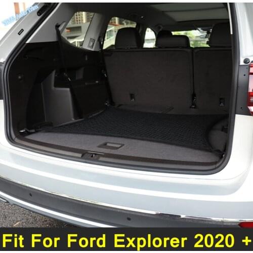Car Trunk Interior Rear Cargo Organizer Storage Bag Luggage Mesh Net Fit For Ford Explorer 2020 2021 Interior Accessories