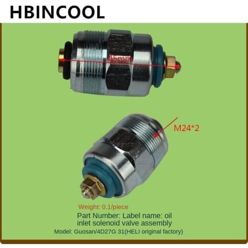For Inlet solenoid valve assembly 4D27G31-HELI original factory*forklift accessories high quality accessories at Single price