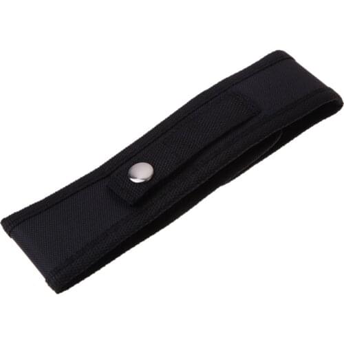 EA14 Flashlight Holder Case Nylon Torch Light Holster Holding Belt Flashlight Magic Tape Pouch Camping Hunting Accessory