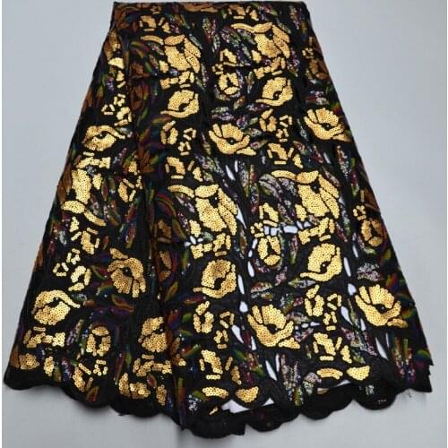 Exclusive 5 yards veritable french lace Korea made African Swiss Organza lace fabric Soft unique shiny Nigerian wedding wear M21