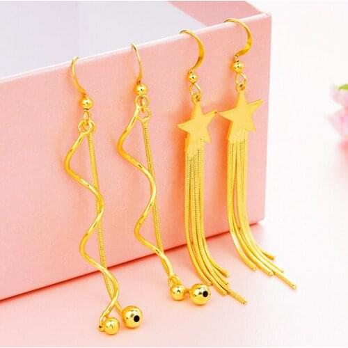 NATURAL REAL BLUE SAPPHIRE LONG DROP EARRING 0.6CT*2PCS GEMSTONE PER JEWELRY 925 STERLING SILVER FINE JEWELRY J208111