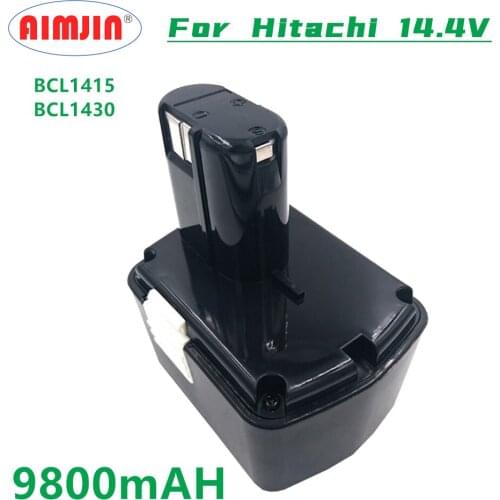 Newest 14.4V 9800mAh Replaceable Power Tool Battery for Hitachi BCL1430 CJ14DL DH14DL EBL1430 BCL1430 BCL1415 NI-CD Battery