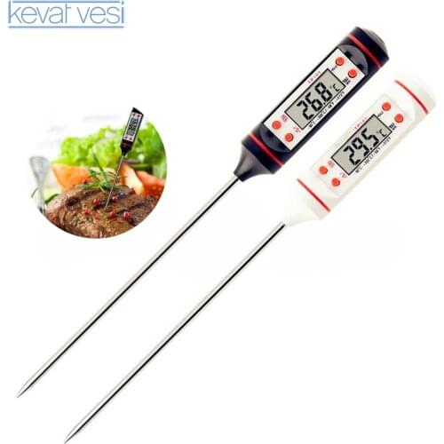 Food Thermometer Bbq Thermometer Digital Electronic Cooking Probe Water Milk Oil Liquid Oven Digital Food Thermometer