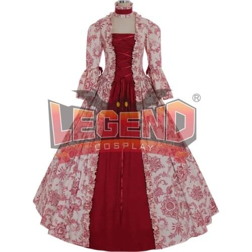 Renaissance Medieval gown cosplay costume Rococo dress custom made