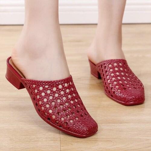 New Womens Casual Cut Out Flat Jelly Sandals Summer Fashion Comfortable Shoes Non-slip Slip On Shoe Female Hollow Out Footwear
