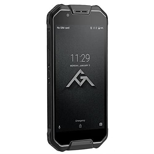 Glass back coverage waterproof floating rugged mobile phone with VOC sensor