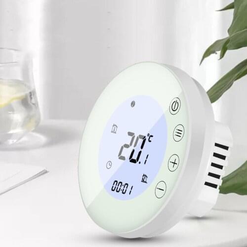 WiFi Smart Thermostat Temperature Controller Works for Water/Electric floor Heating Water/Gas Boiler Collocation Google Home