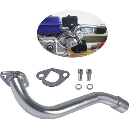 212cc Exhaust Pipe Header For Predator 212cc Honda GX160 GX200 Go Kart Mini Bike