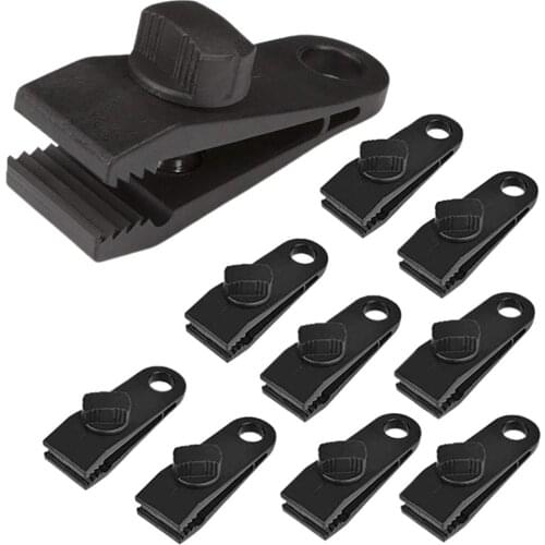 10PCS Tarpaulin Clip Tents Clip Portable Awning Clamp for Boat Cover Awning Hiking Camping Survival Tighten Tool Dropshipping