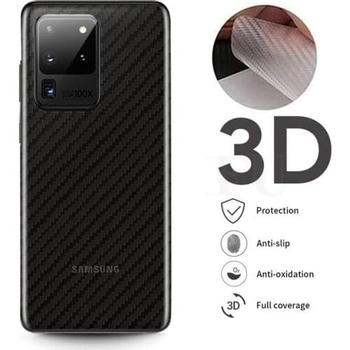 10Pcs/lot Back Carbon Fiber Screen Protector For Samsung Galaxy A50 A70 A51 A71 A31 M31 M51 A52 S20 S21 5G Matte Full Cover Film